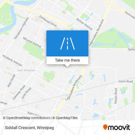 Siddall Crescent map