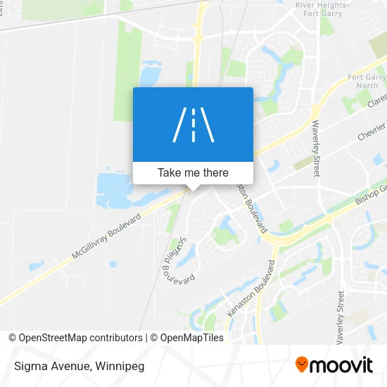 Sigma Avenue map