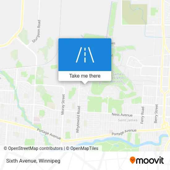 Sixth Avenue map