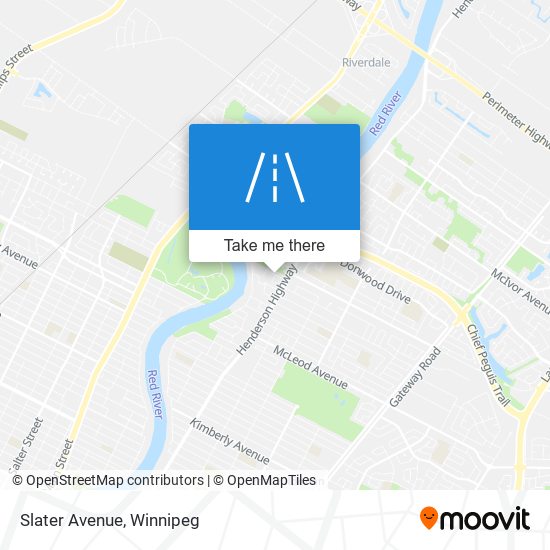 Slater Avenue map