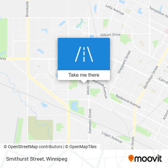 Smithurst Street map