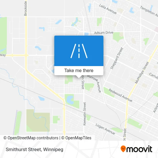 Smithurst Street map
