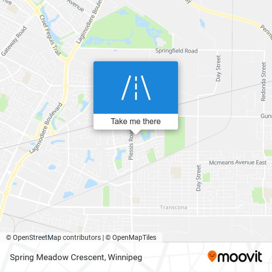 Spring Meadow Crescent map