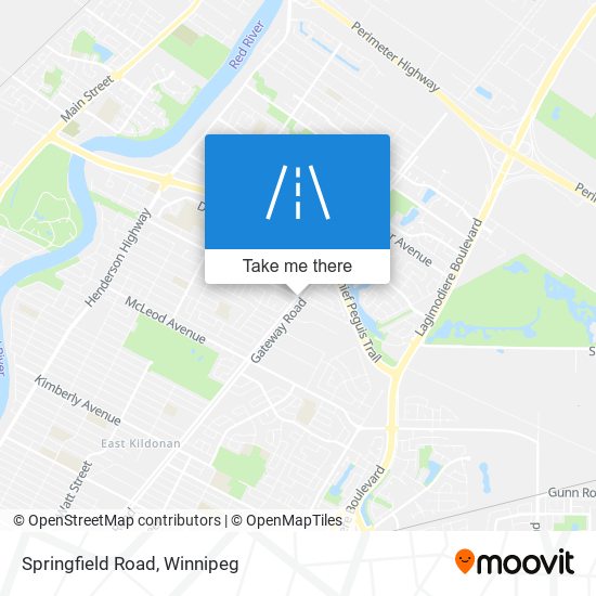 Springfield Road map