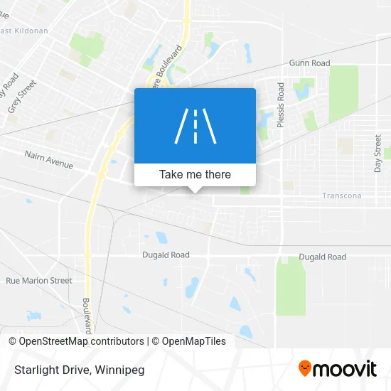 Starlight Drive map