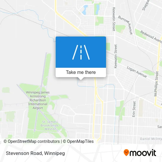 Stevenson Road map
