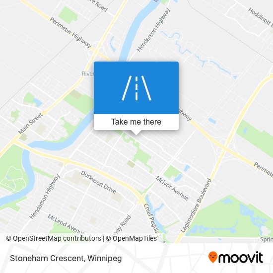 Stoneham Crescent map