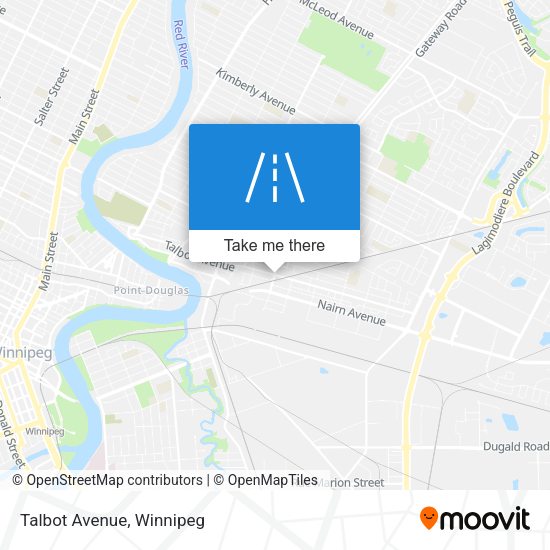 Talbot Avenue map