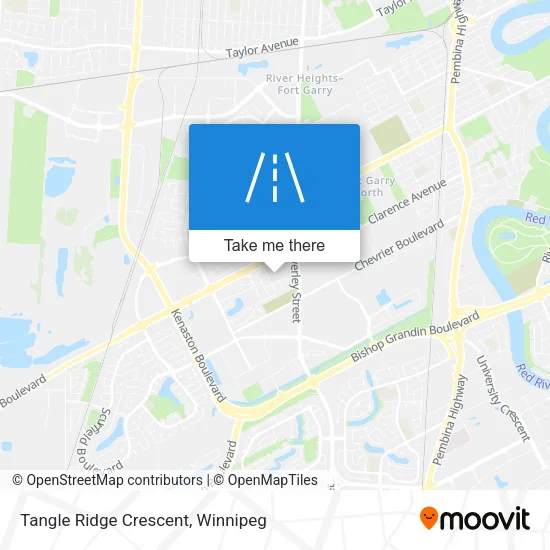 Tangle Ridge Crescent map