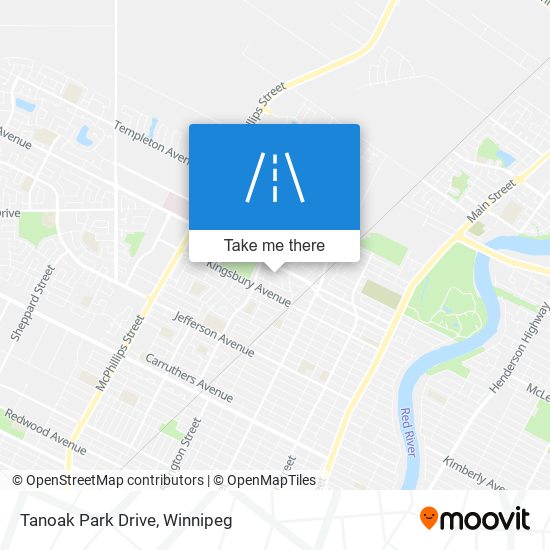 Tanoak Park Drive map