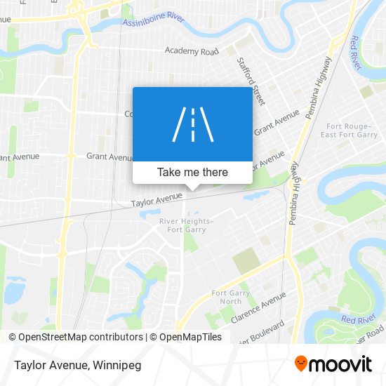 Taylor Avenue map