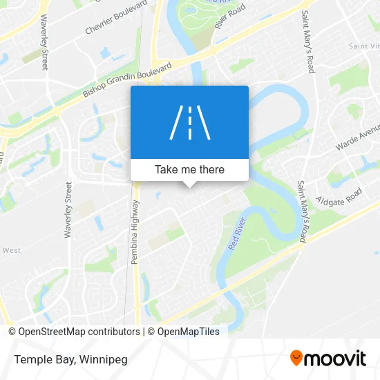 Temple Bay map