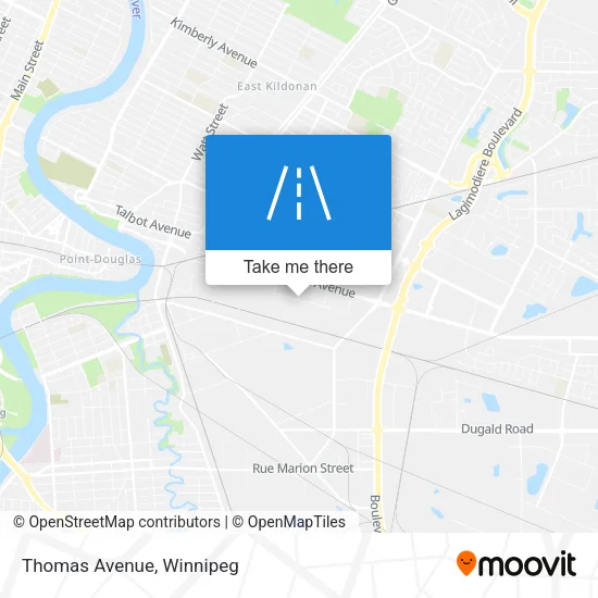 Thomas Avenue map