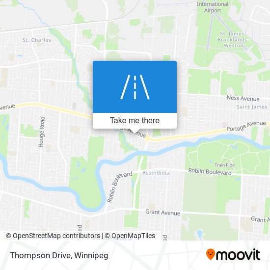 Thompson Drive map