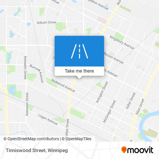 Tinniswood Street map