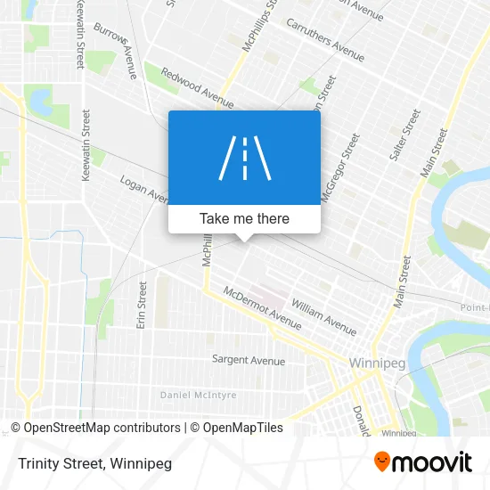 Trinity Street map