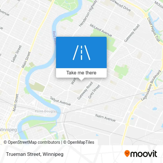 Trueman Street map