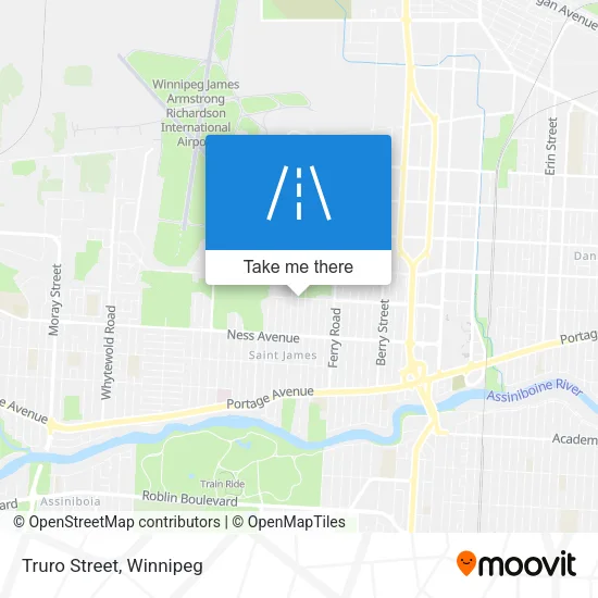 Truro  Street map