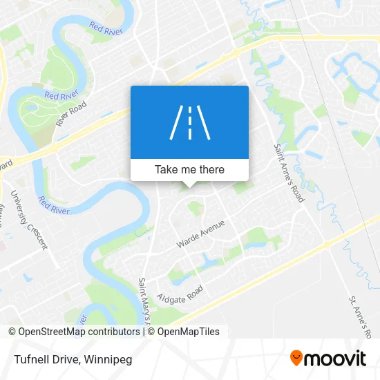 Tufnell Drive map