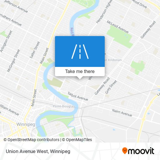 Union Avenue West map