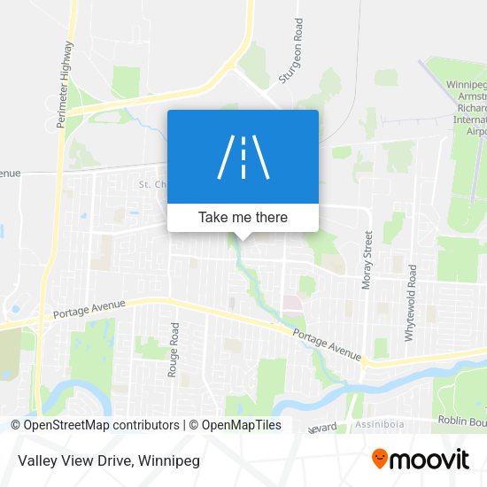 Valley View Drive map