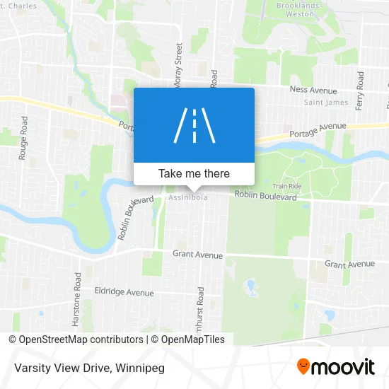 Varsity View Drive map