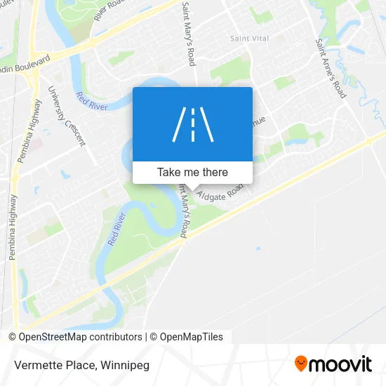 Vermette Place map