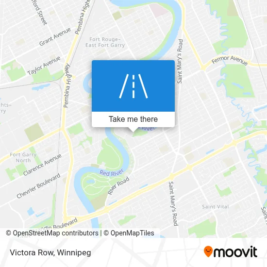 Victora Row map
