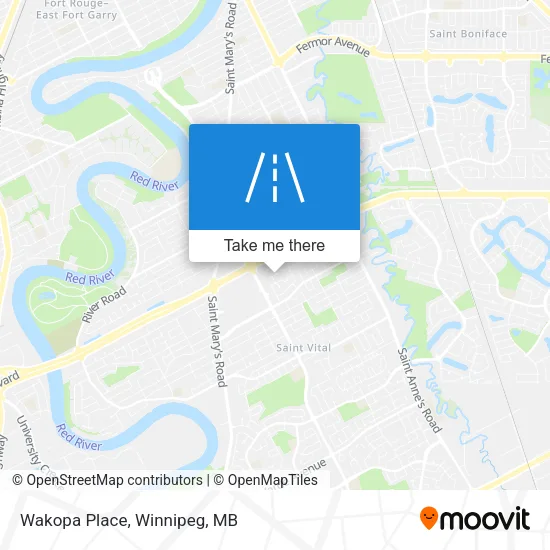 Wakopa Place map