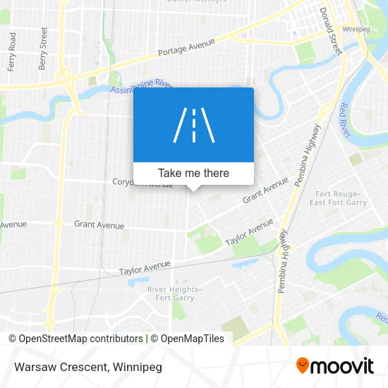 Warsaw Crescent map