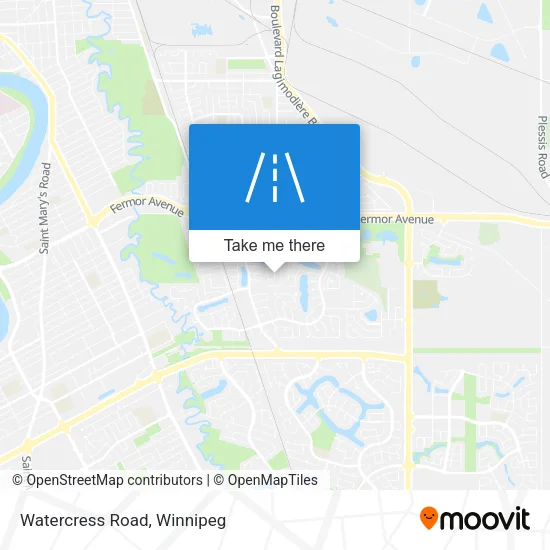 Watercress Road map