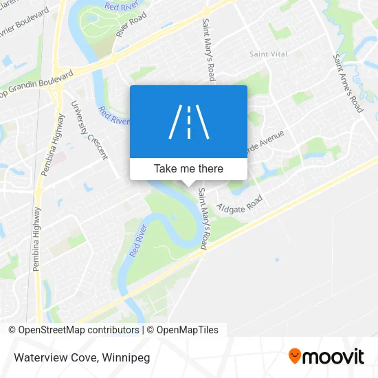 Waterview Cove map