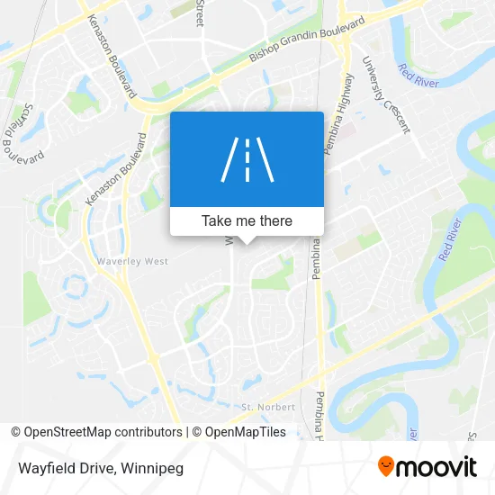 Wayfield Drive map