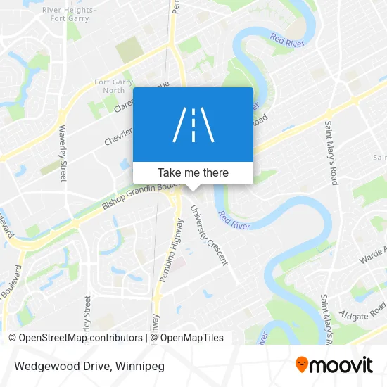 Wedgewood Drive map