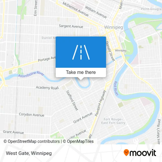 West Gate map
