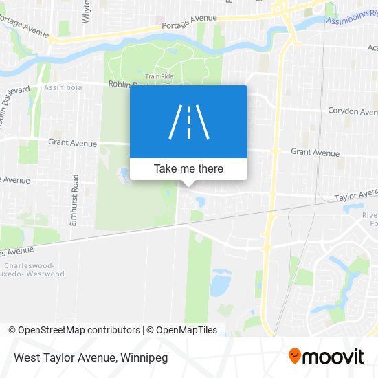 West Taylor Avenue map