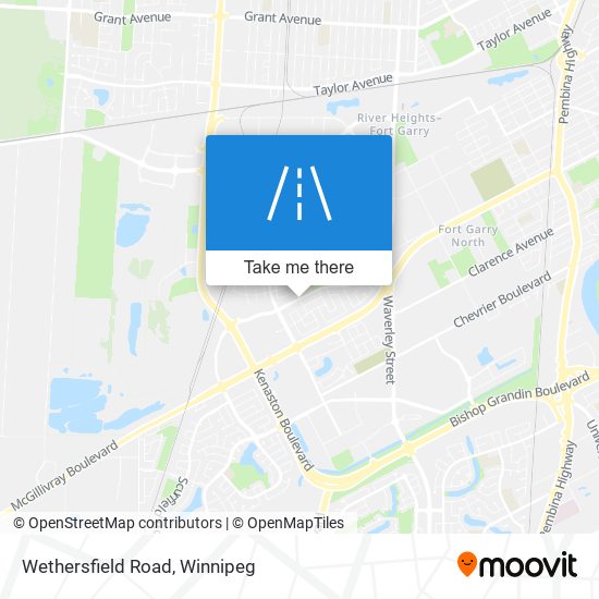 Wethersfield Road map