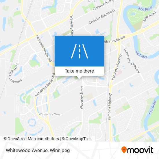 Whitewood Avenue map