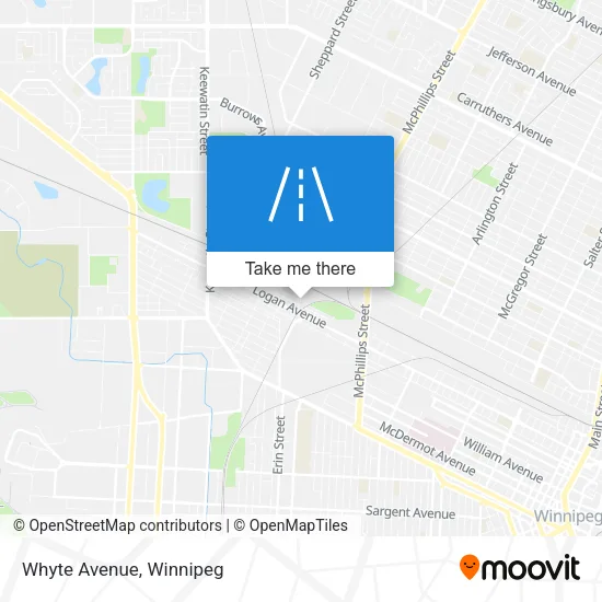 Whyte Avenue map