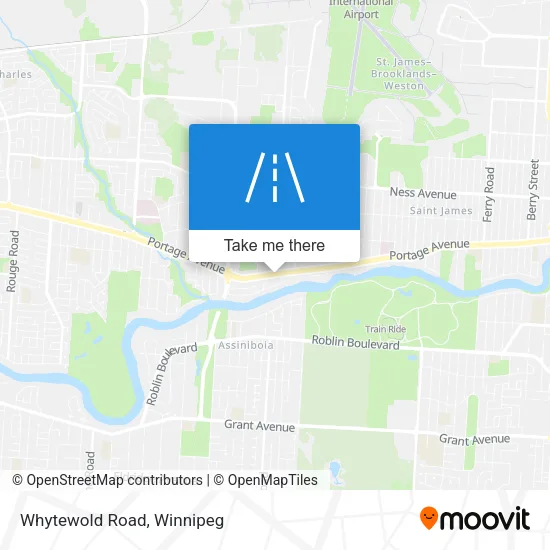 Whytewold Road map