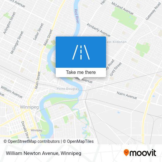 William Newton Avenue map