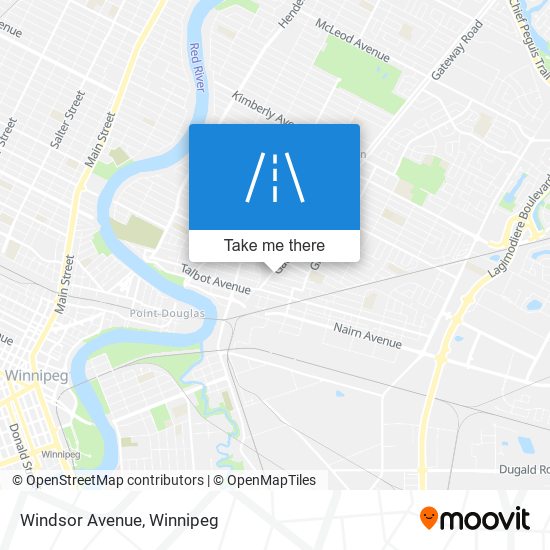 Windsor Avenue map