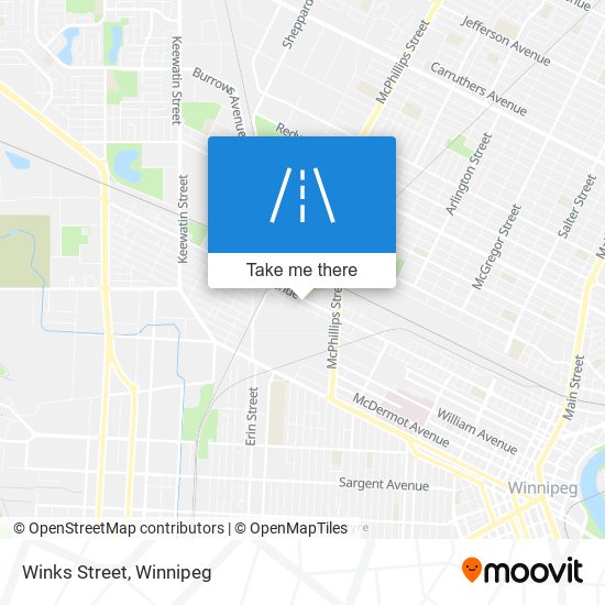 Winks Street map