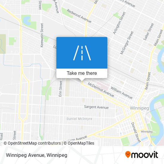 Winnipeg Avenue map