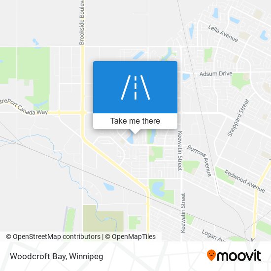 Woodcroft Bay map