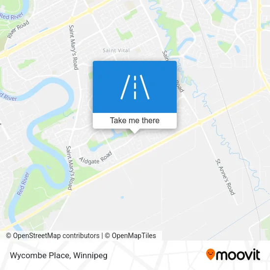 Wycombe Place map