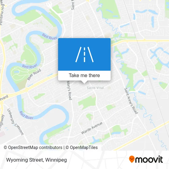 Wyoming Street map