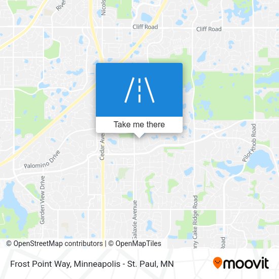 Frost Point Way map