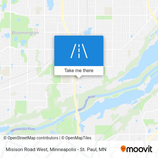 Misison Road West map