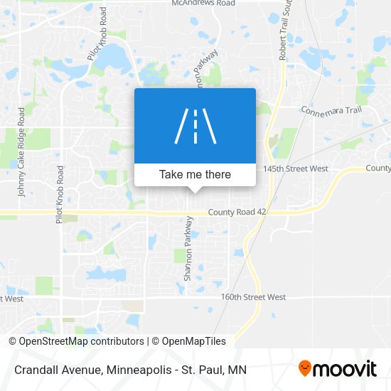Mapa de Crandall Avenue